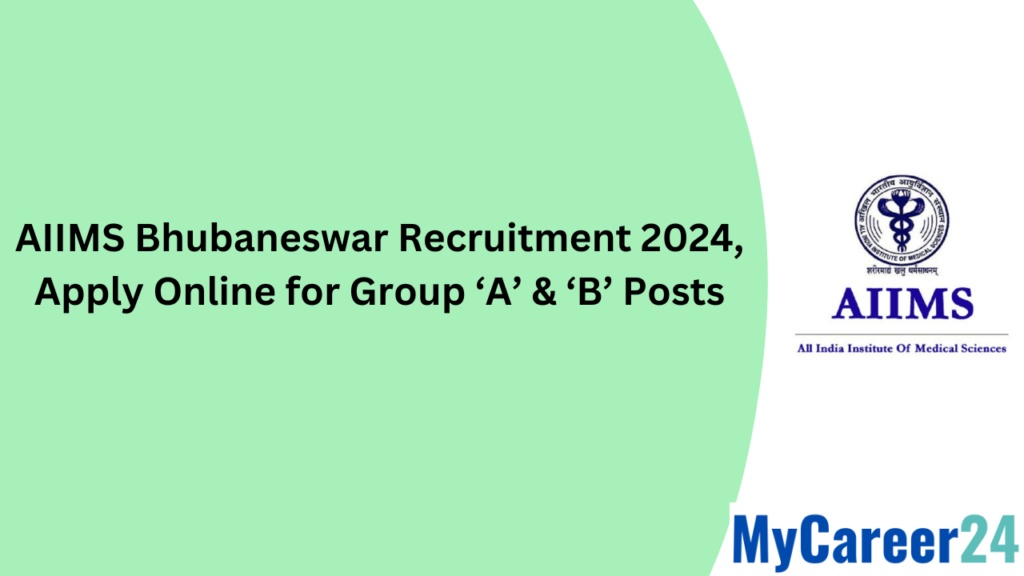 AIIMS Bhubaneswar Recruitment 2024